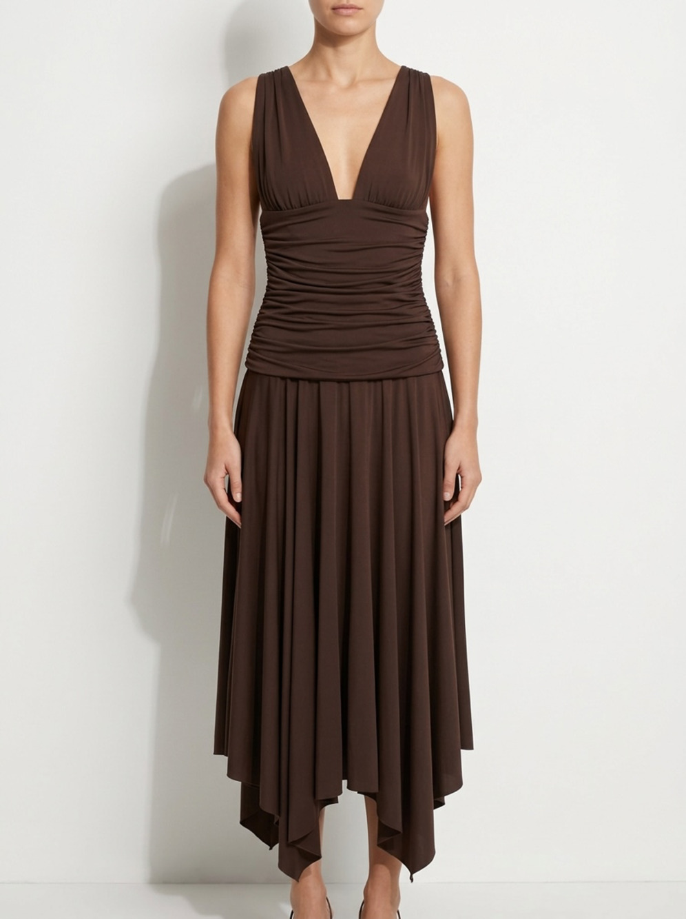 MANGO LONG DRESS WITH CONTRASTING DESIGN. NWT!